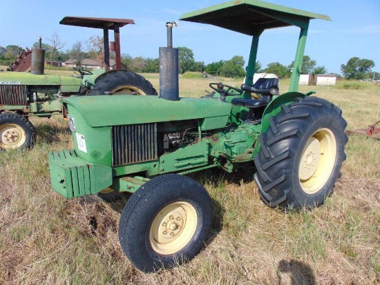 JOHN DEERE 1530 FARM TRACTOR, S/N 40417,CANOPY, 3PT, 540 PTO