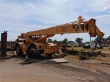 GROVE PH65 ROUGH TERRAIN CRANE, STARTS AND RUNS, (4) OUTRIGGERS, JIB, CYLINDER SEAL IS OUT ON ONE