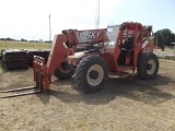 SKYTRAK 8042 TELEHANDLER, S/N 16233, HOUR METER READS 5135 HRS, 4' FORKS