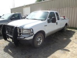 2005 FORD F250 EXTCAB PICKUP, S/N 1FTSX20565EB35229, V8 GAS ENG, AUTO TRANS, OD READS 143547