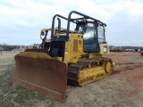 2019 CAT D6K2XL CRAWLER TRACTOR, S/N MGM00376, 6WAY BLADE, SWEEPS, CAB, HOUR METER READS 621 HRS,