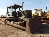 1973 CAT D7F CRAWLER TRACTOR, S/N 61G1256, S/U BLADE W/TILT, CANOPY, HOUR METER READS 3968 HRS,