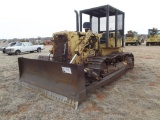 1967 CAT D6B CRAWLER TRACTOR, S/N 44A12702, S/BLADE, CANOPY, HYSTER WINCH