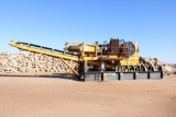 2006 TRIO 2436 JAW CRUSHER W/CONVEYOR MAGNET , S/N CT24X36-256, (SELLS OFFSITE CANADIAN COUNTY 1)