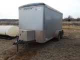2014 HORIZON SIGNAL SQ2 TRAFFIC CONTROL SYSTEM IN T/A 12'X6' ENCLOSED TRAILER, S/N 52LBE1221EE027291