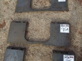 OPEN WELDABLE QUICK ATTACH PLATES (UNUSED)