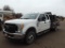 2017 FORD F350 4X4 CREWCAB FLATBED, S/N 1FD8W3HT8HEC77734, PWR STROKE ENG, AUTO TRANS, OD READS