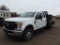 2018 FORD F350 4X4 CREWCAB FLATBED, S/N 1FD8W3HT8HEE82146, PWR STROKE ENG, AUTO TRANS, OD READS