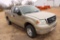 2008 FORD F150 4X4 PICKUP, S/N 1FTPX14V98FB64586, V8 ENG, AUTO TRANS, OD READS 155602 MILES