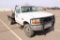 1995 FORD F350 4X4 FLATBED PICKUP, 2FDKF38G1SC861181, GAS ENG, AUTO TRANS, OD READS 61482 MILES