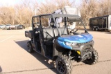 2023 CAN AM DEFENDER HD10 SIDE BY SIDE, S/N 3JBVBAX44PK000034, OD READS 2.3 MILES, (NEW)