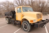 1991 IHC 4700 S/A DUMP TRUCK, S/N 1HTSCNPP9MH380546, DT466 ENG, AUTO TRANS, OD READS 268714 MILES