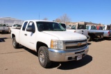 2013 CHEVY 1500 4X4 EXTCAB PICKUP, S/N , 4.8L ENG, AUTO TRANS, OD READS 278672 MILES