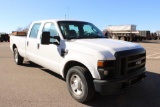 2008 FORD F350 CREWCAB PICKUP, S/N 1FTWW30R48EE26507, PWR STROKE ENG, AUTO TRANS, OD READS 203761