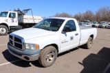 2004 DODGE 1500 PICKUP, S/N 1D7HA16N64J107827, V8 GAS ENG, AUTO TRANS, OD READS 177483 MILES