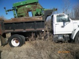 1998 FORD F700 S/A DUMP TRUCK, S/N 1FDNF70JWYA16339, (HAS NOT RAN IN AWHILE,BRAKES WONT