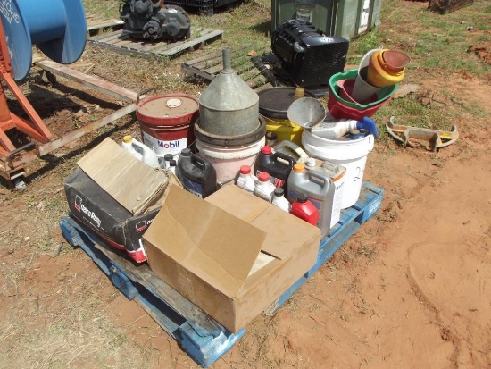 PALLET OF ASSORTED SHOP ITEMS LOCATED IN YARD 2