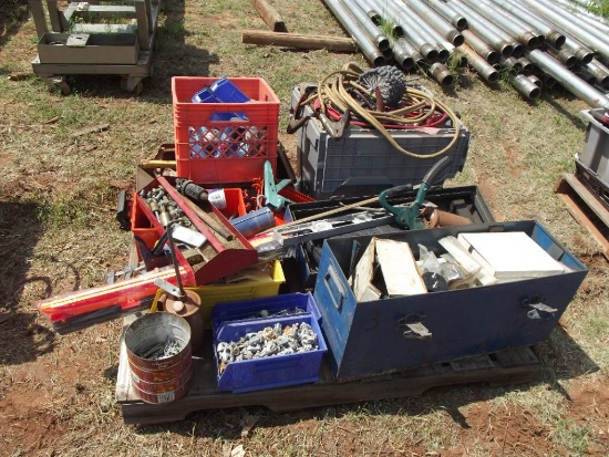 PALLET OF ASSORTED SHOP ITEMS LOCATED IN YARD 2