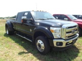 2016 FORD F450 4X4 CREWCAB PICKUP, S/N 1FT8W4DTXGEC29196, PWR STROKE ENG, AUTO TRANS, OD READS