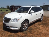 2014 BUICK ENCLAVE SUV, S/N 5GAKRBKD6EJ366779, V6 GAS ENG, AUTO TRANS, OD READS 144144 MILES LOCATED