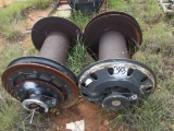 (2) SMALL GEAR DRIVEN SPOOLS LOCATED IN YARD 2