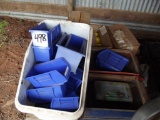 PALLET OF PLASTIC STORAGE BINS... LOCATED IN YARD 2