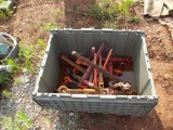CRATE OF ASSORTED RATCHET BOOMERS LOCATED IN YARD 2