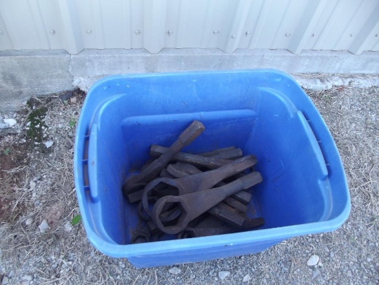 CRATE OF ASSORTED HAMMER WRENCHES