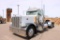 2011 PETERBILT...389 EXT HOOD T/A TRUCK TRACTOR, 500HP, 18 SPD, OD READS 587590 MILES , 83K ON OUT O