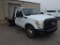 2012 FORD F350 FLATBED, S/N 1FDRF3G6XCEB85436, V8, AUTO TRANS, OD READS 100824 MILES