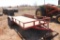 16' T/A BUMPERPULL TRAILER, BILL OF SALE...