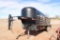 20' T/A GOOSENECK LIVESTOCK TRAILER, HALF TOP