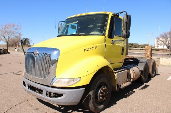 2016 IHC 8600 T/A TRUCK TRACTOR, S/N 3HSHXSNR7GN049500, IHC DIESEL ENG, 10 SPD TRANS, OD READS