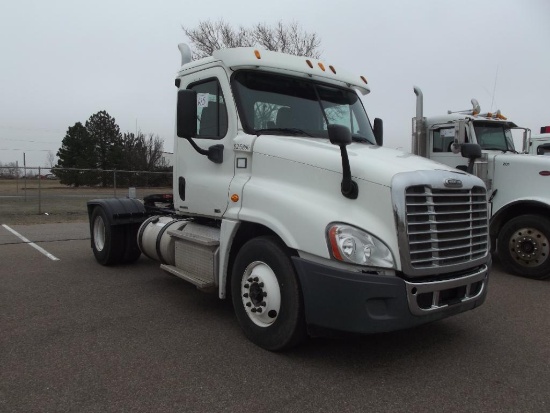 2012 FREIGHTLINER CASCADIA 125 S/A TRUCK TRACTOR, S/N...1FUBGDDV4CSBL9540, DETROIT ENG, 10 SPD TRANS