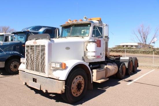 1997 PETERBILT 378 TRI AXLE TRUCK TRACTOR, S/N...1XPFD69X4VN428289, CUMMINS N14 (525), 18 SPD TRANS,