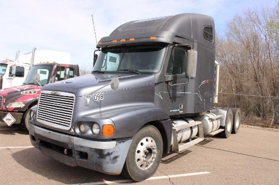 1997 FREIGHTLINER CENTURY 120 T/A TRUCK TRACTOR, S/N...1FUYSSZB2VP821699, DETROIT 60 ENG, 13 SPD