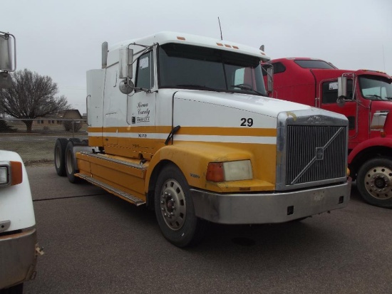 1997 VOLVO T/A TRUCK TRACTOR, S/N...4VGWDARH9VN740077, DETROIT 60 ENG, 9 SPD TRANS, SLEEPER, A/R