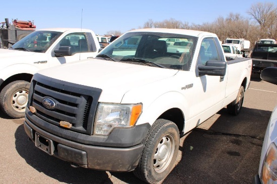 2012 FORD F150 4X4 PICKUP, S/N 1FTNF1EF2CKD83102,V8, AUTO TRANS, OD READS 139356 MILES