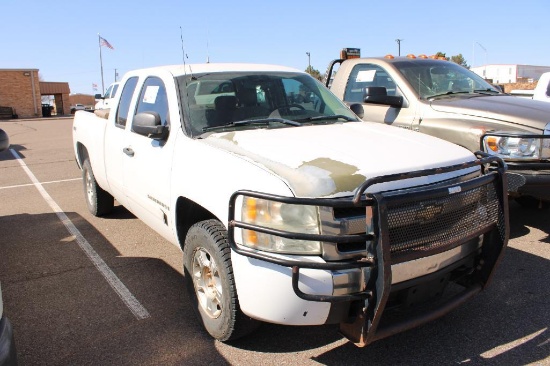2008 CHEVY 1500 4X4 EXTCAB PICKUP, S/N 1GCEK19J48Z281759, V8 . AUTO TRANS, OD READS 189890 MILES