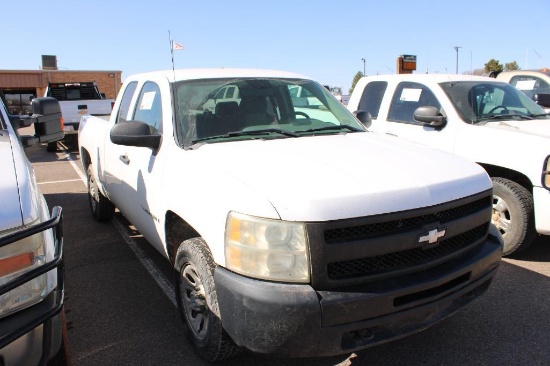 2009 CHEVY 1500 EXTCAB PICKUP, S/N 1GCEC19099Z116893, V8, AUTO TRANS, OD READS 205906 MILES