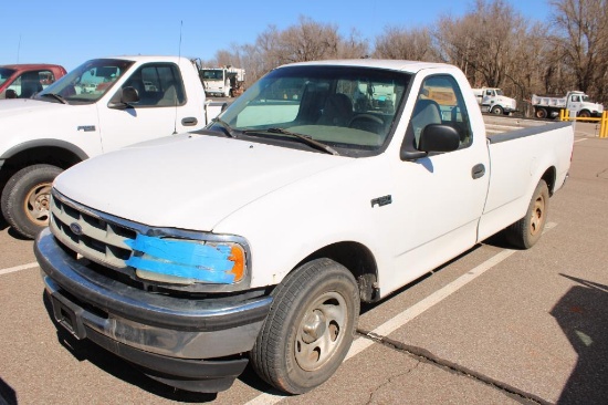 1997 FORD F150 PICKUP, S/N 1FTEF17LXVLB48012, V8 , AUTO, OD READS 186933 MILES