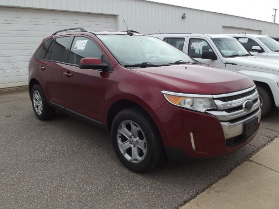 2014 FORD EDGE SUV, S/N 2FMDK3JC4EBA05791, V6, AUTO TRANS, OD READS 170015 MILES