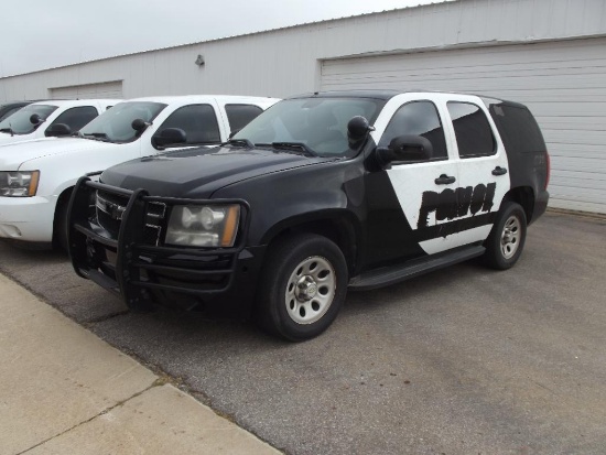 2011 CHEVY TAHOE SUV, S/N 1GNLC2E00BR280257, V8, AUTO TRANS, OD READS 145114 MILES...