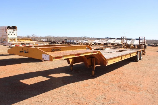 1998 NUTTALL 235LB T/A EQUIPMENT TRAILER, S/N 1N9LB4223WA128135