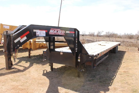 2021 MAXXD 40' GOOSENECK FLATBED TRAILER