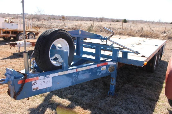 SHOPBILT T/A PINTLE HITCH TRAILER, BILL OF SALE