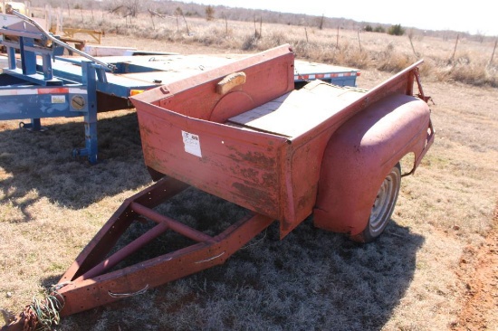 BUMPERPULL...S/A BED TRAILER, BILL OF SALE...
