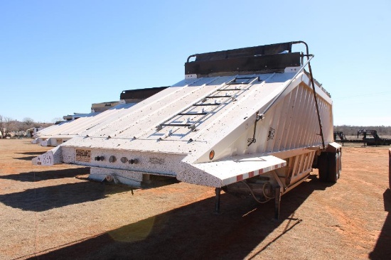 2012 CTS T/A SINGLEGATE BELLY DUMP ROCK TRAILER, S/N 5TU114028CS000789