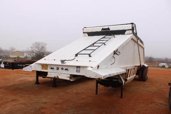 2009 CTS T/A SINGLEGATE BELLY DUMP ROCK TRAILER, S/N...5TU1140229S000067