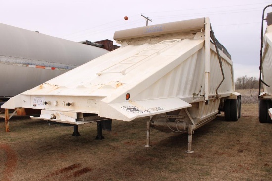 2005 MANAC CPS T/A SINGLEGATE BELLY DUMP ROCK TRAILER, S/N 5MC1116295P005163